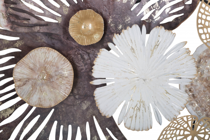 Decoratiune de perete Dark, Fier, Multicolor, 58x97,2x8 cm [2]