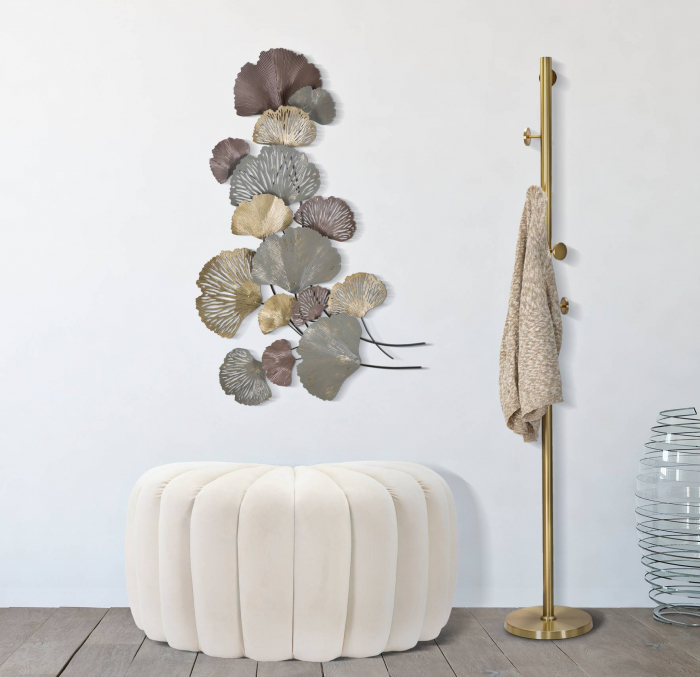 Decoratiune de perete Diply, Fier, Multicolor, 126x76x7.6 cm [1]