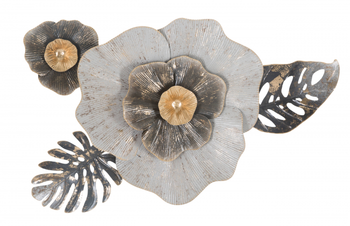 Decoratiune de perete Edy - B -, Fier, Multicolor, 47.6x74,9x7 cm [5]