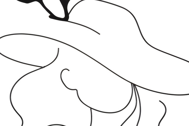 Decoratiune de perete Elegant -A-, Fier, Negru, 80x60x1 cm [8]