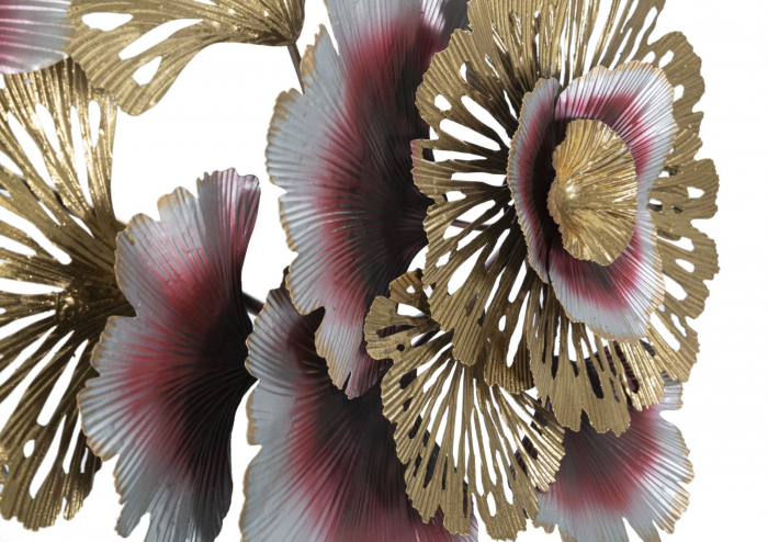 Decoratiune de perete, fier, multicolor, 130X5.5X54 cm [5]