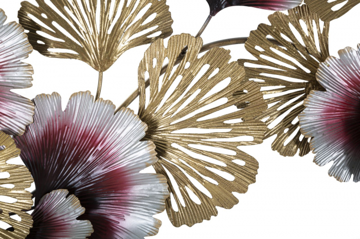 Decoratiune de perete, fier, multicolor, 130X5.5X54 cm [4]