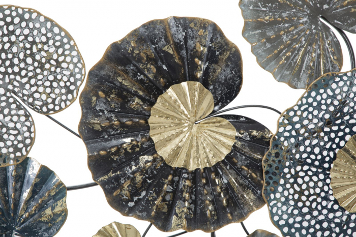 Decoratiune de perete , fier, multicolor, 134.5X8X68.5 cm [4]