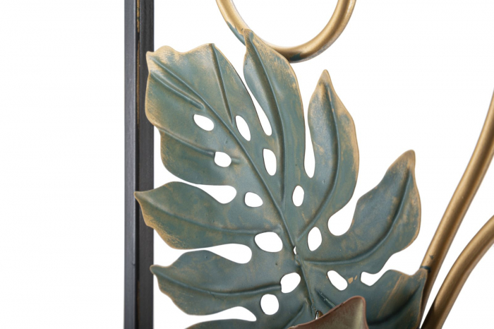 Decoratiune de perete Campur, fier, multicolor, 31X4X90 cm [4]