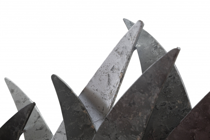 Decoratiune de perete Gabbiani, Fier, Multicolor, 47.6x93x12.7 cm [3]