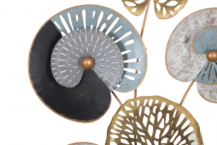 Decoratiune de perete Gloth -C-, Fier, Multicolor, 102x70x5,5 cm [4]