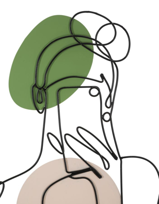 Decoratiune de perete Lady Color 40x1.3x80 cm [2]