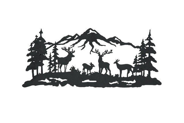 Decoratiune de perete, LOVE OF HOME, metal, 1X61X25 cm [2]