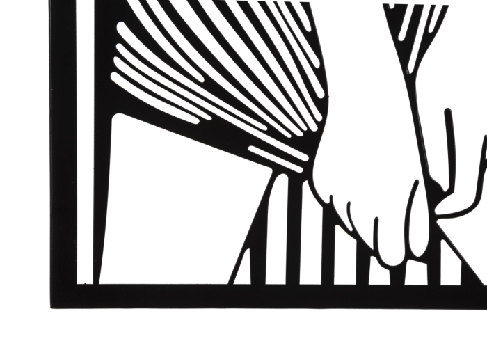 Decoratiune de perete modern 40x1,3x60 cm [4]