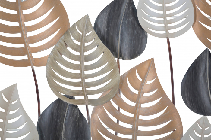 Decoratiune de perete Otip -A-, Fier, Multicolor, 106x6x88 cm [4]