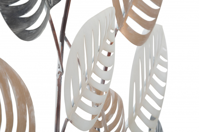 Decoratiune de perete Otip -B-, Lemn/Canvas, Multicolor, 106x5.5x86 cm [3]