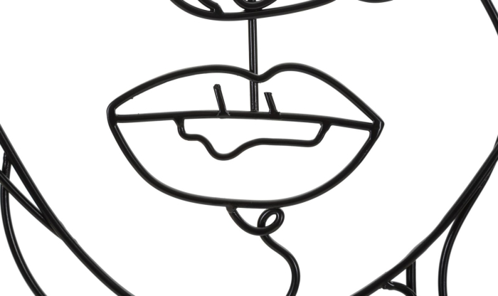 Decoratiune de perete portret cm 57,5x1,3x80 [4]