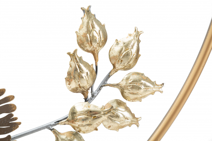 Decoratiune de perete Rod, Fier, Multicolor, 65.4x65.4x4.4 cm [2]