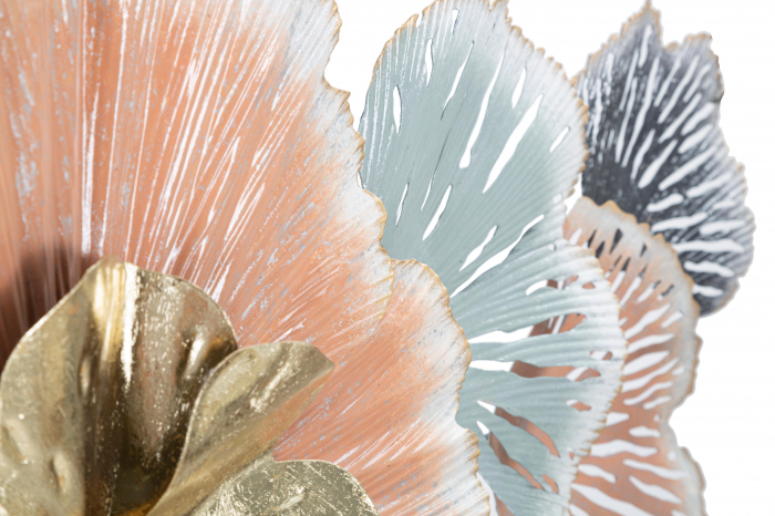 Decoratiune de perete Soty, Fier, Multicolor, 53x93x7.5 cm [3]