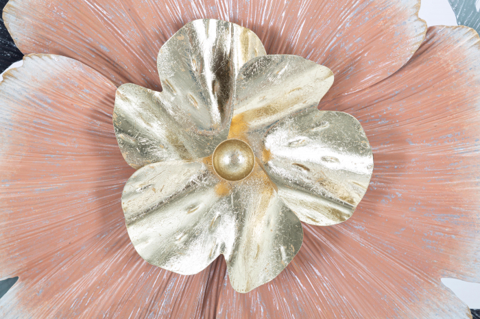 Decoratiune de perete Soty, Fier, Multicolor, 53x93x7.5 cm [4]