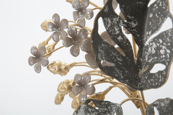 Decoratiune de perete Vase, fier, multicolor, 45.5X7.5X53 cm [5]