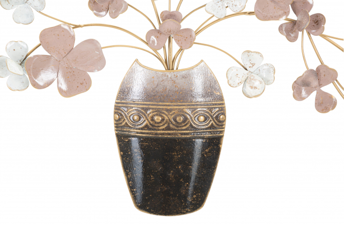 Decoratiune de perete Vase New, Fier, Multicolor, 46x87.5x6 cm [4]