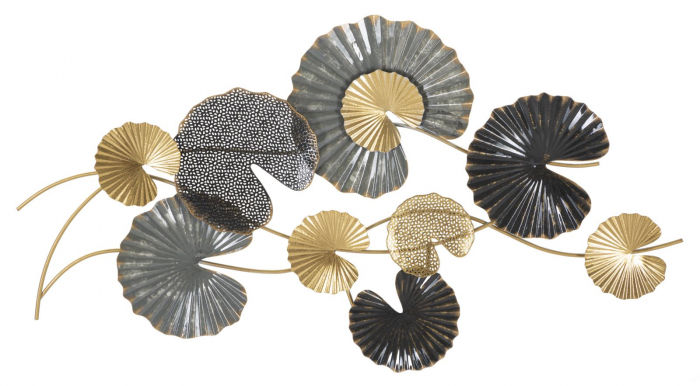 Decoratiune de perete Web, fier, multicolor, 105X4X56 cm [2]