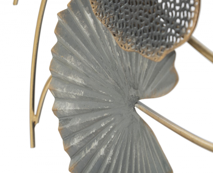 Decoratiune de perete Web, fier, multicolor, 105X4X56 cm [6]