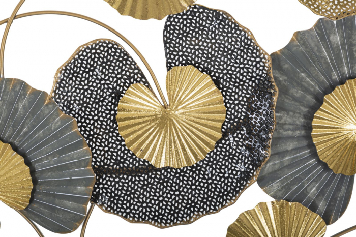 Decoratiune de perete Web, fier, multicolor, 130.5X5X66 cm [4]