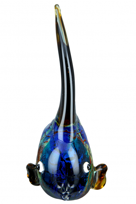 Decoratiune Fish Mondo, Sticla, Multicolor, 21x27x11 cm [4]