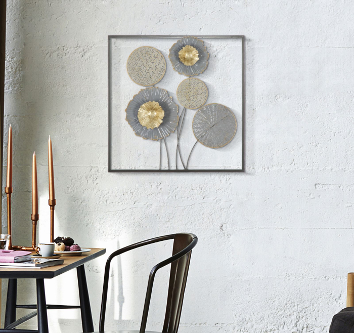 Decoratiune, Flower quadrat 50x3,8x50 cm [5]