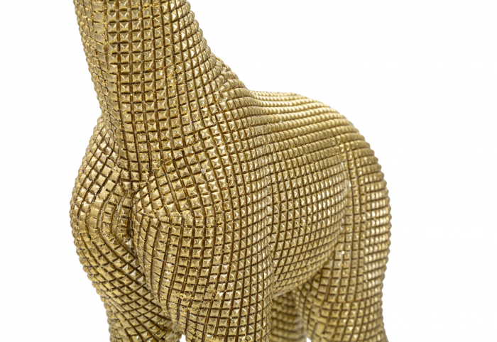 Decoratiune Giraffe, Rasina, Auriu, 40x19.8x8 cm [3]