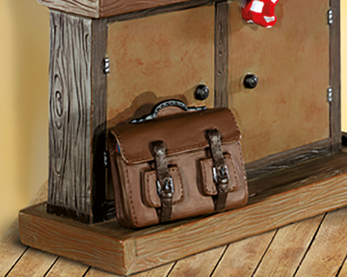 Decoratiune Large schoolbag, rasina, multicolor, 3,5x3,5 cm [2]