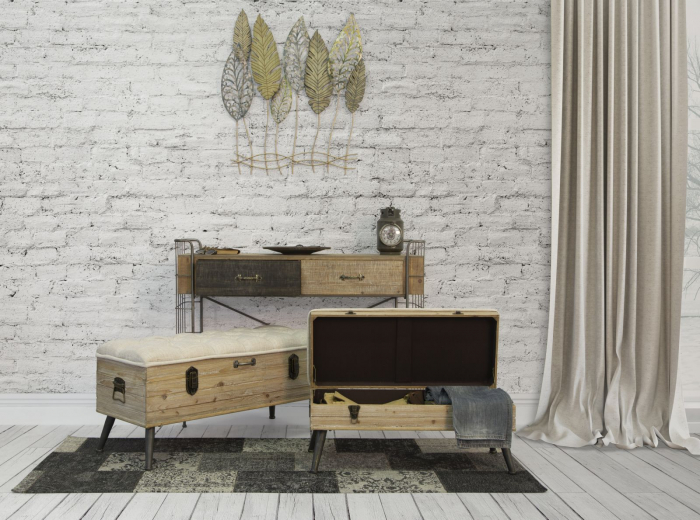 Decoratiune pentru perete FOGLIE 75X2.5X87 cm, Mauro Ferretti [8]