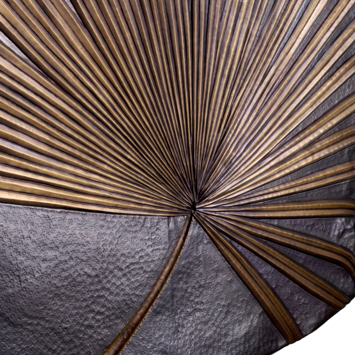 Decoratiune perete, Palma, finisaj bronz, Dims: W. 122 | D. 5.5 | H. 170 (CM) [4]