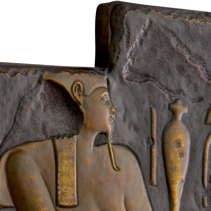 Decoratiune perete, Sebennytos, finisaj bronz, Dims: L. 86 | W. 65 | D. 4  (CM) [4]