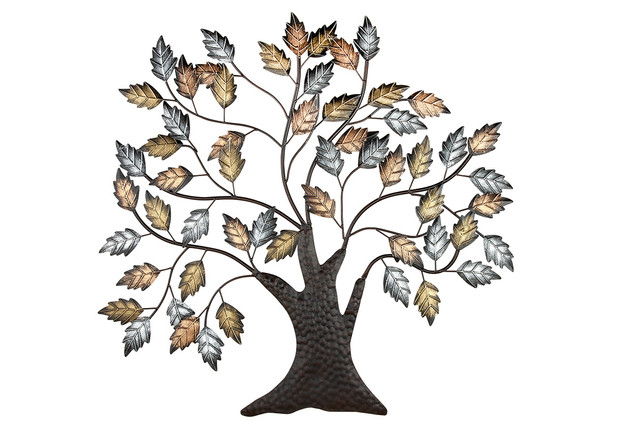 Decoratiune perete, TREE, metal, 1X72X70 cm [2]