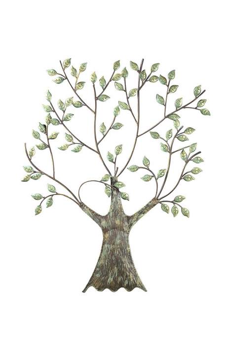Decoratiune perete, TREE, metal, 64X76 cm [2]