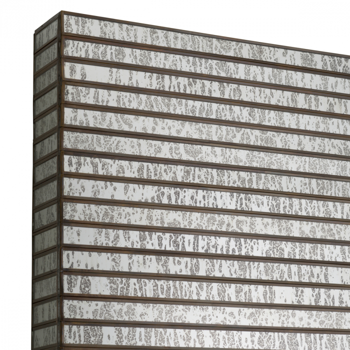 Decoratiune perete, Zambra oglinda antica din sticla, Dims: L. 203.5 | W. 60.5 | D. 8 (CM) [4]