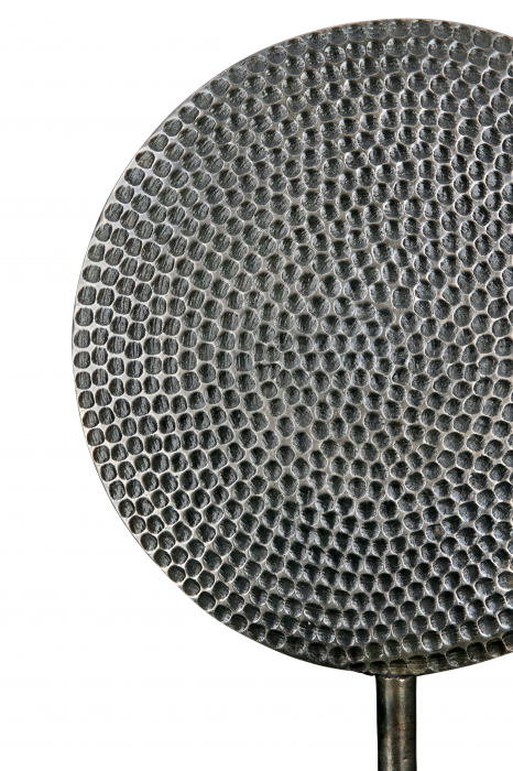 Decoratiune Round, Aluminiu, Argintiu, 30.5x44.5x10 cm [2]