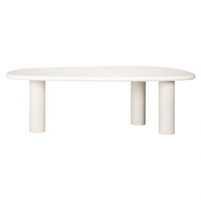 Masa Bloomstone, MDF, Alb, 78x230x117 cm [3]