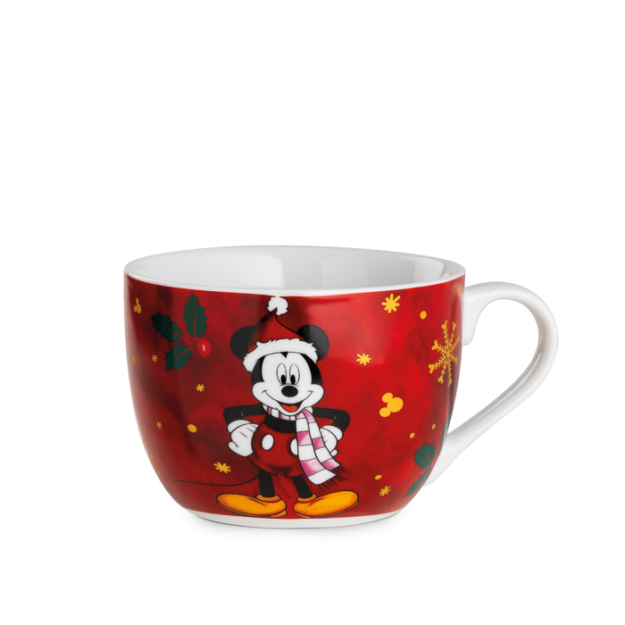 Disney, Ceasca de cappuccino, „Mickey Mouse - Magia iernii”, Portelan, multicolor, PU 3, Latime 14,5 cm, inaltime 8 cm, Adancime 11,5 cm [3]