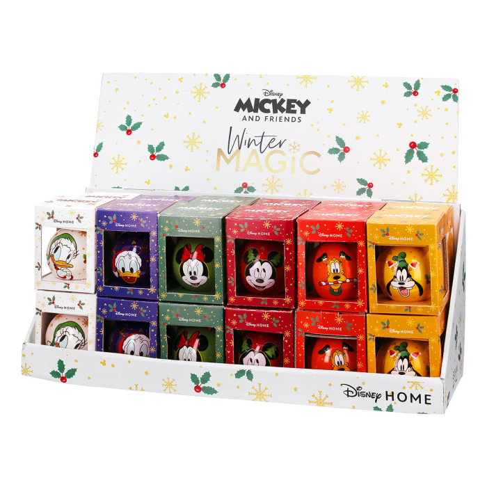 Disney, Glob de copac, „Magia iernii”, Portelan, multicolor, PU 24, 6 asortate, D. 8 cm [1]