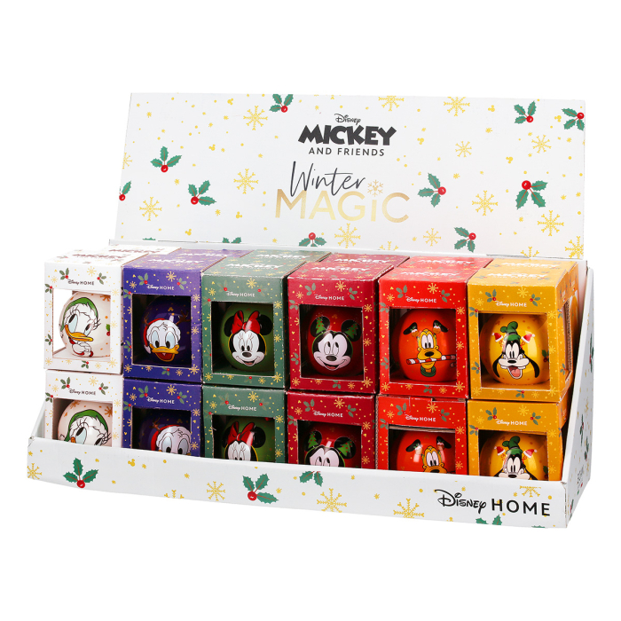 Disney, Glob de copac, „Magia iernii”, Portelan, multicolor, PU 24, 6 asortate, D. 8 cm [8]