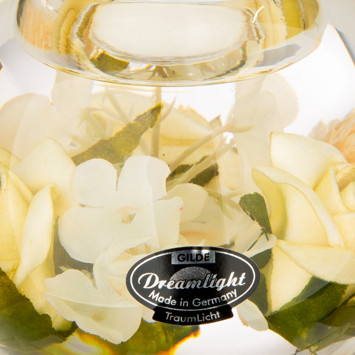 Dreamlight, Suport lumanare, Mercur, Green Valley, Sticla, ecru, PU 6, H. 7 cm, D. 9 cm [2]