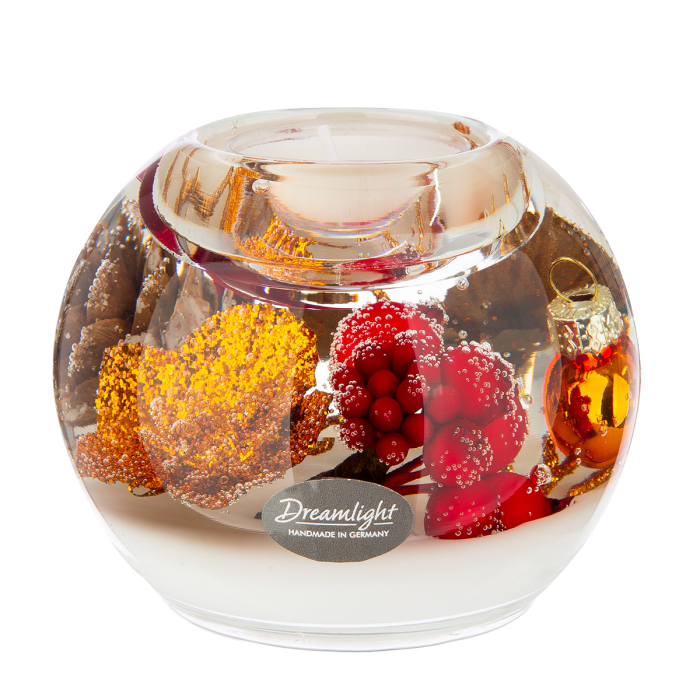 Dreamlight, Suport lumanare tip tealight, Mercury, „Binecuvantari de cupru”, Sticla, culoarea cuprului, PU 6, H 7 cm, A. 9 cm [4]