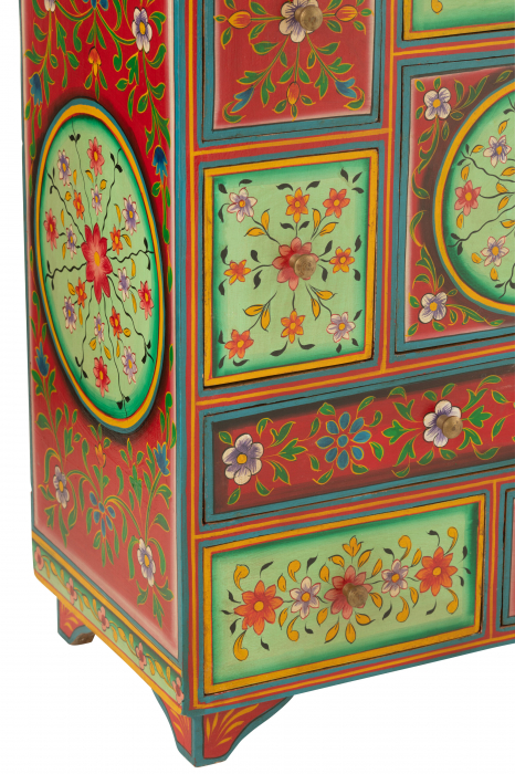 Dulap 7 Sertare Mumbai, Mix, Lemn de Mango [6]