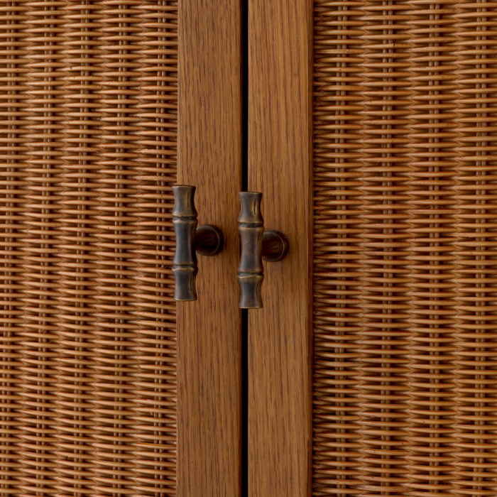 Dulap bar, Borchard furnir stejar caramel, Dimensiuni: W. 81 | D. 55 | H. 167.5   [7]