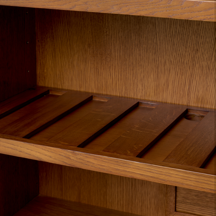 Dulap bar, Borchard furnir stejar caramel, Dimensiuni: W. 81 | D. 55 | H. 167.5   [9]