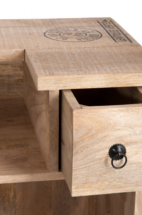 Dulap bar, Lemn, Maro, 120x50x108 cm [6]