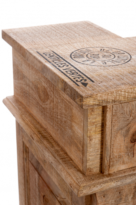 Dulap bar, Lemn, Maro, 120x50x108 cm [4]