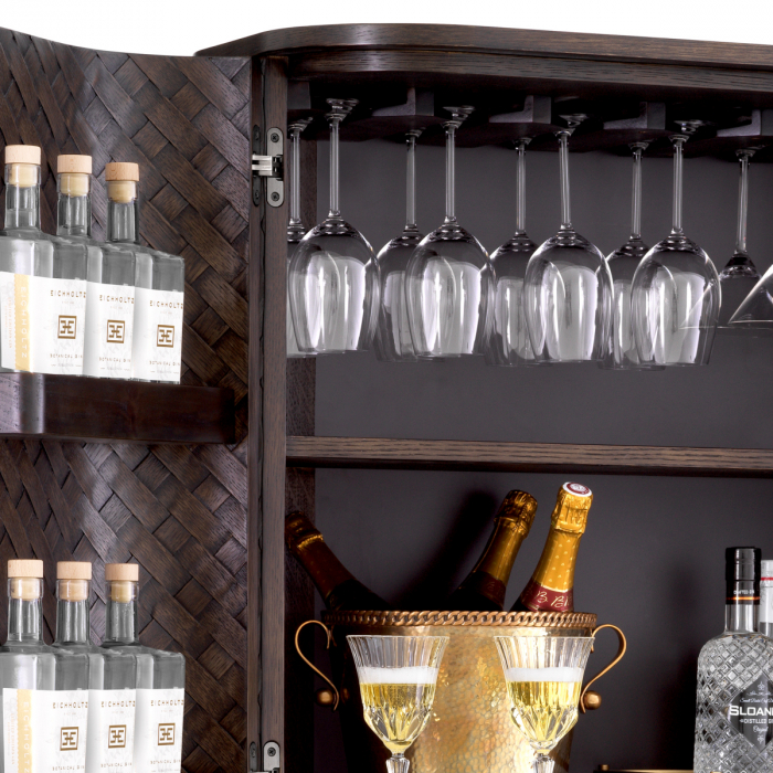 Dulap bar, Nilsson, furnir din stejar, finisaj bronz, Dims: W. 90.5 | D. 50 | H. 155.5 (CM) [5]