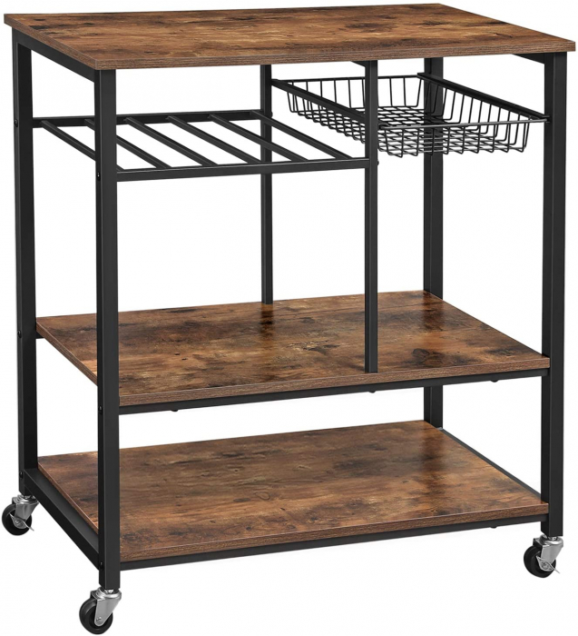 Masa de servire cu depozitare, SONGMICS, 800*400*865 [3]