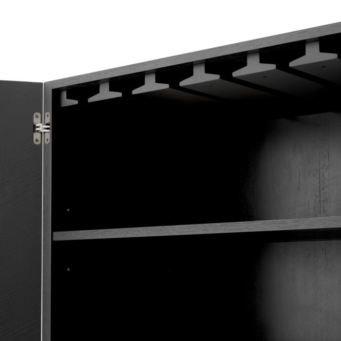 Dulap de bar Wexford furnir natural stejar furnir eucalipt |W. 80 | D. 50 | H. 175 cm  [4]