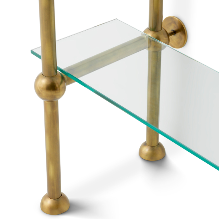 Dulap de perete Monforte cu finisaj vintage din alama |W. 100 | D. 49 | H. 240 cm  [4]